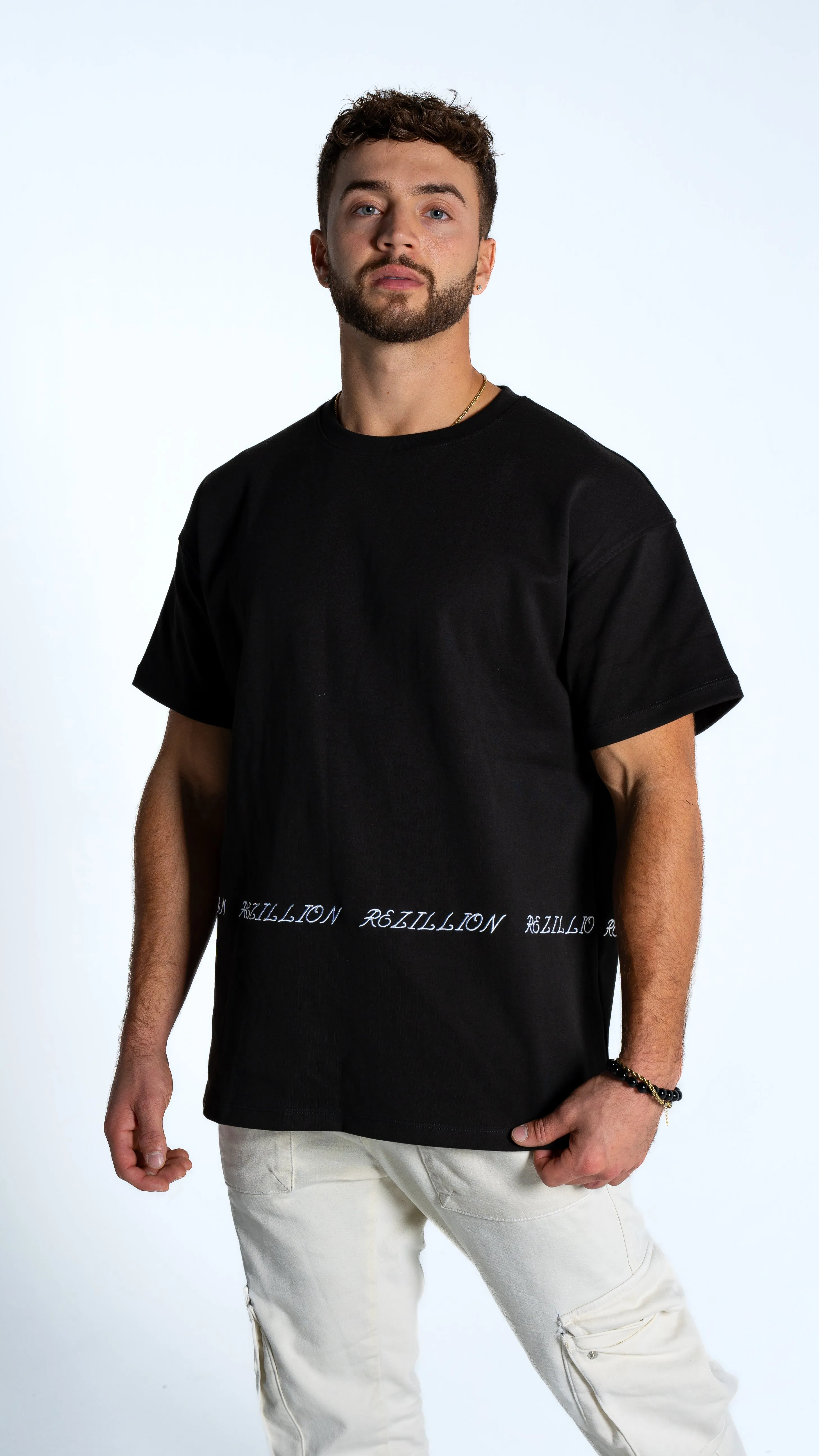 Project Rezillion Prestige Tee (Black & White) sold by Rezillion Apparel product image thumbnail 2