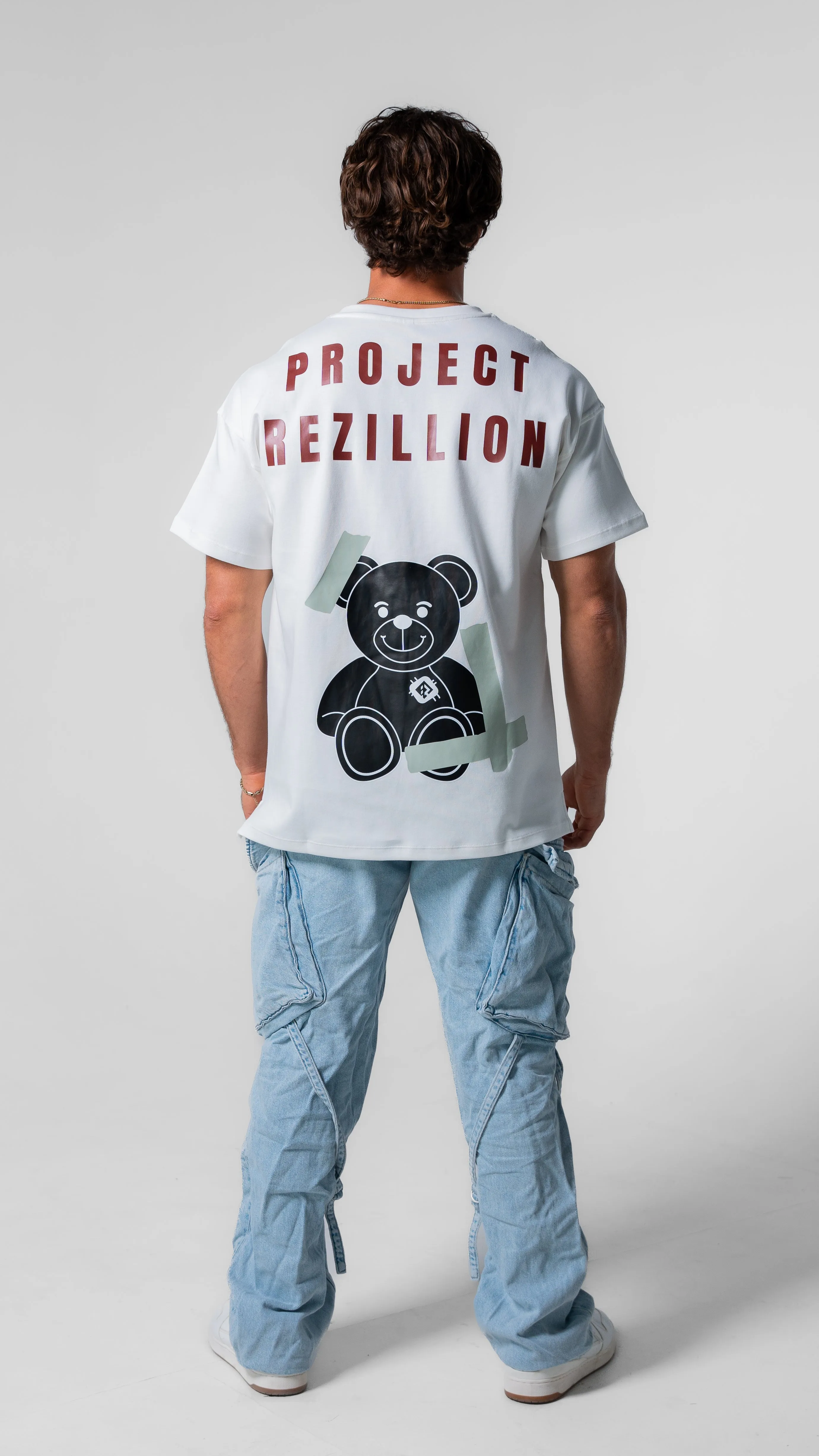 Project Rezillion Teddy Bear Tee (White) sold by Rezillion Apparel