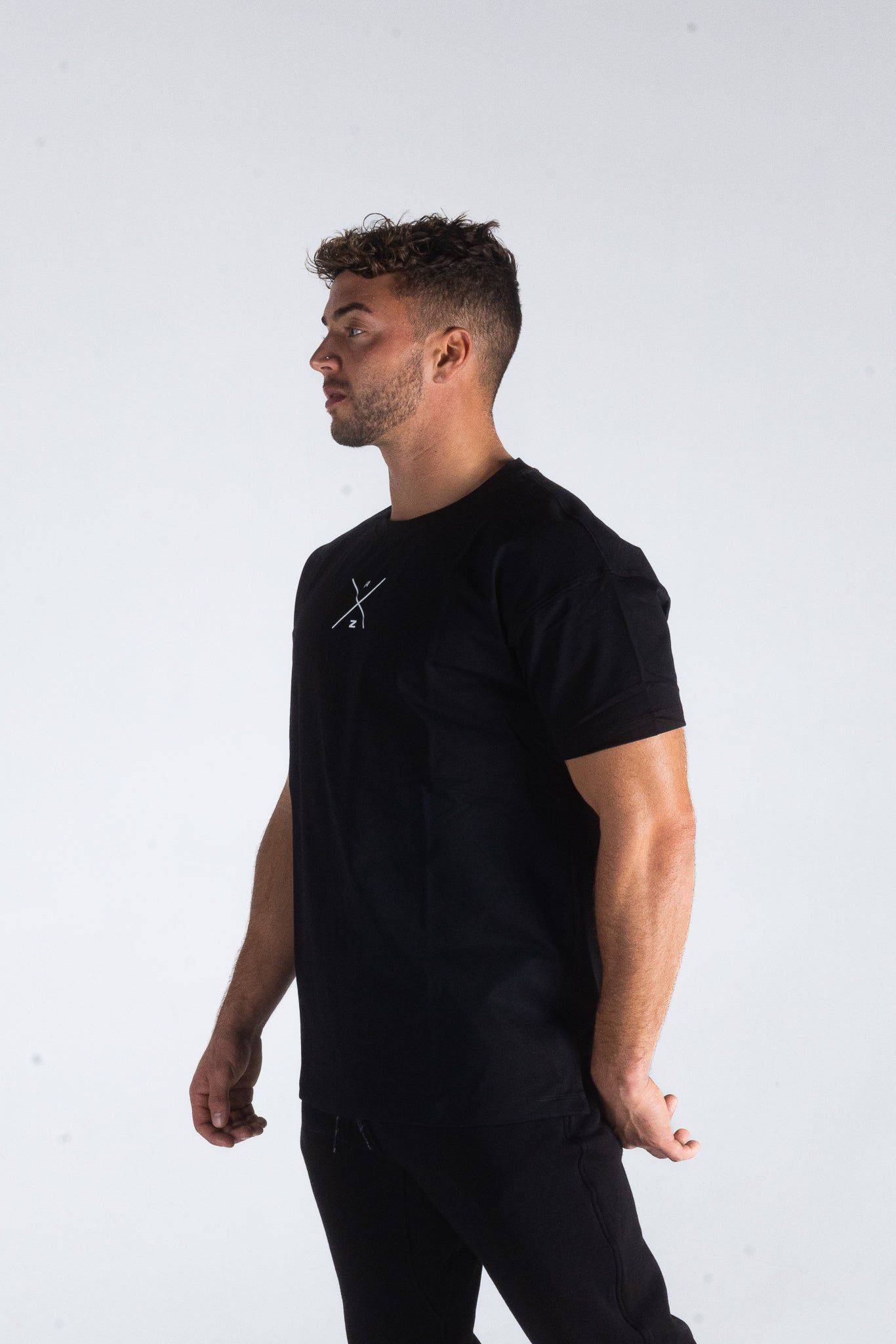 Infinity T-Shirt (Black) sold by Rezillion Apparel product image thumbnail 5