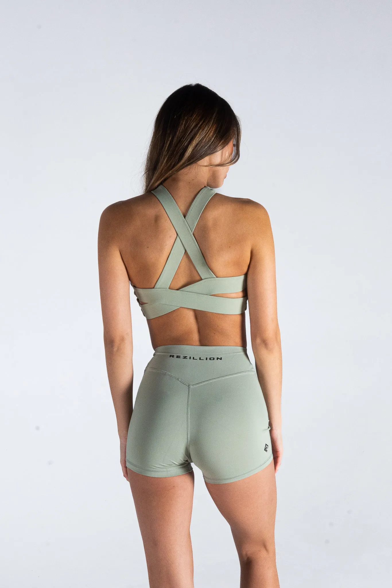 Lyfe Sports Bra (Olive) sold by Rezillion Apparel product image thumbnail 4
