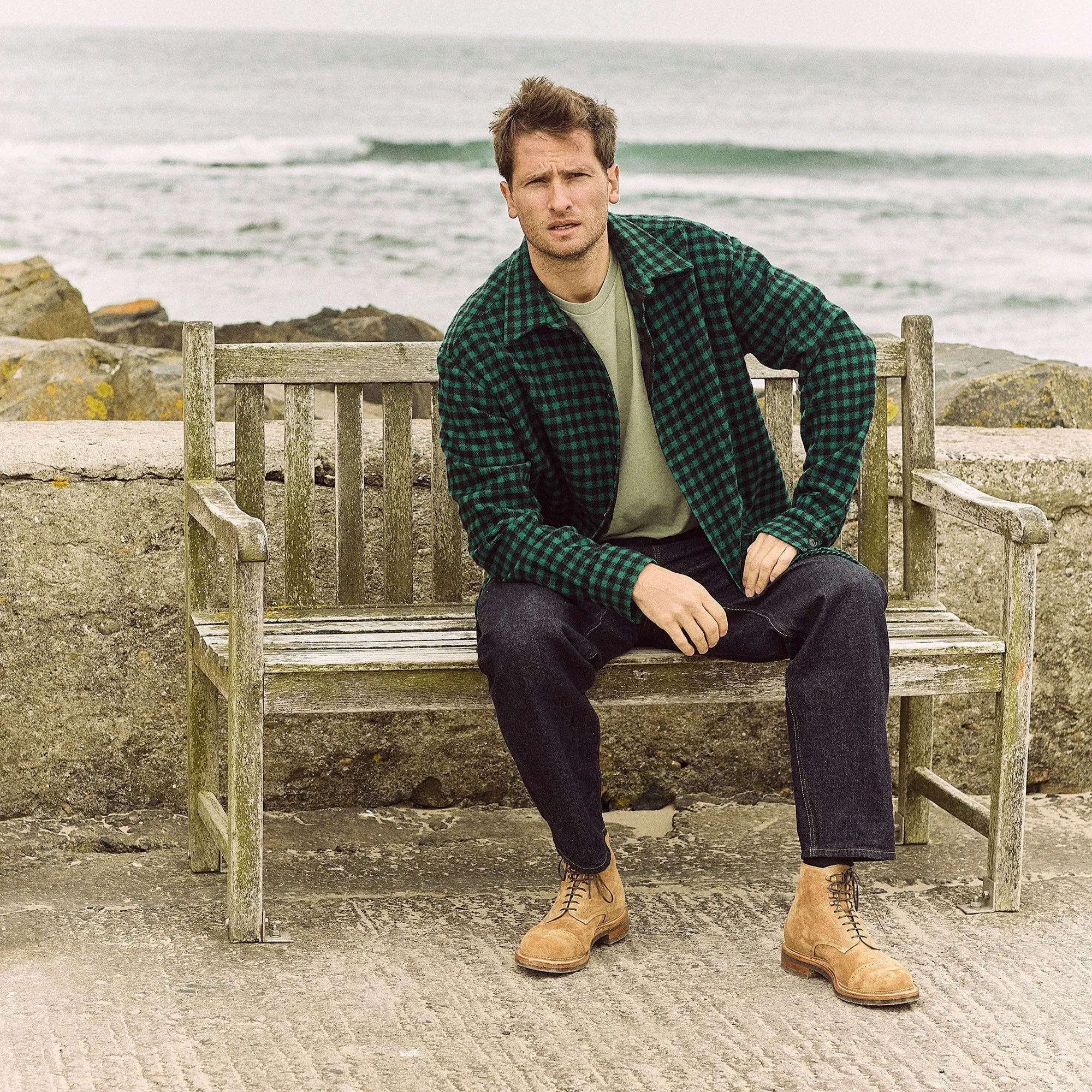 Navvy™ - Peanut Papillon Calf Suede sold by Viberg product image thumbnail 4