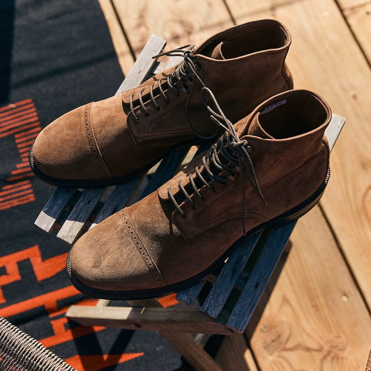 Navvy™ - Acorn Janus Calf Suede sold by Viberg product image thumbnail 5