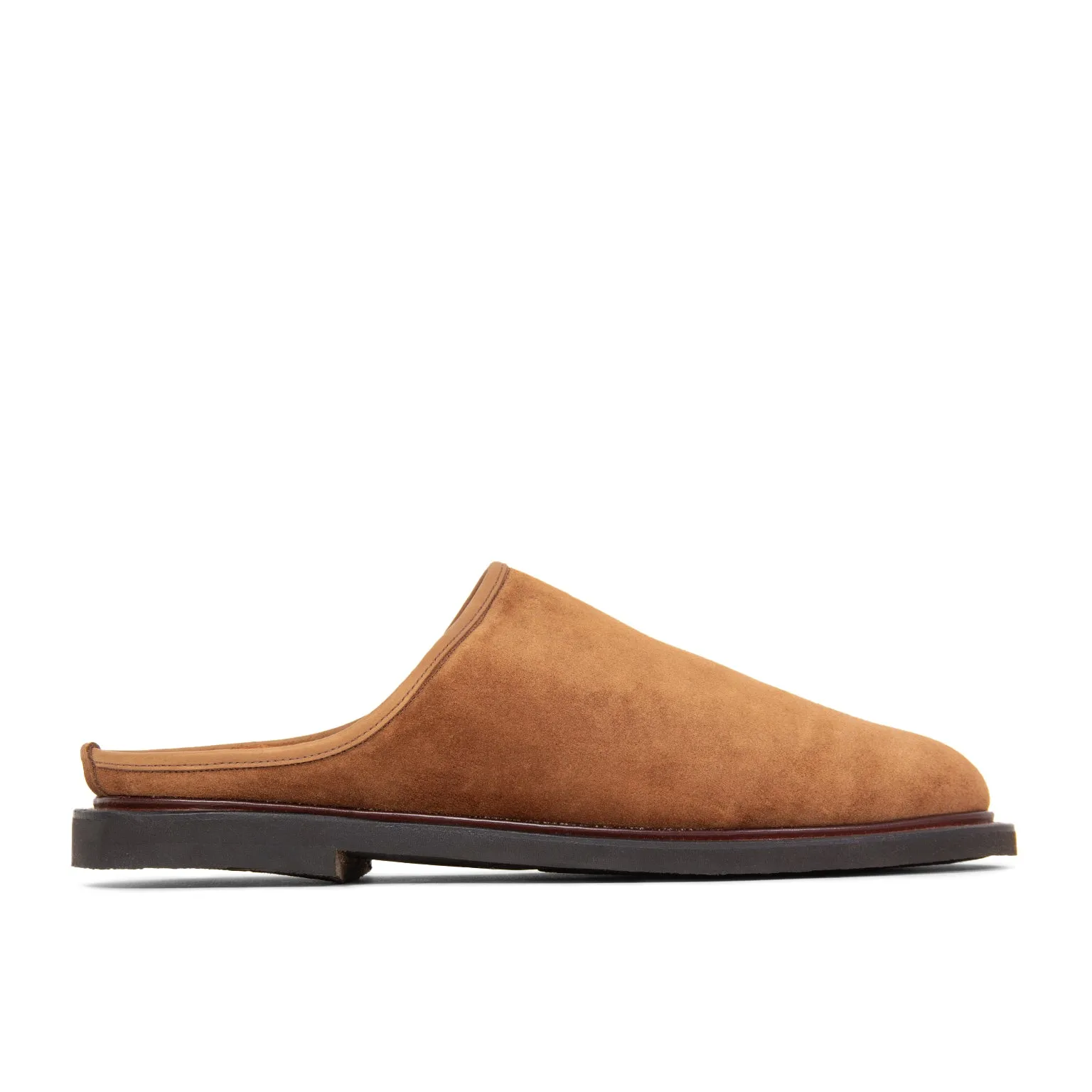 Mule - Acorn Janus Calf Suede sold by Viberg