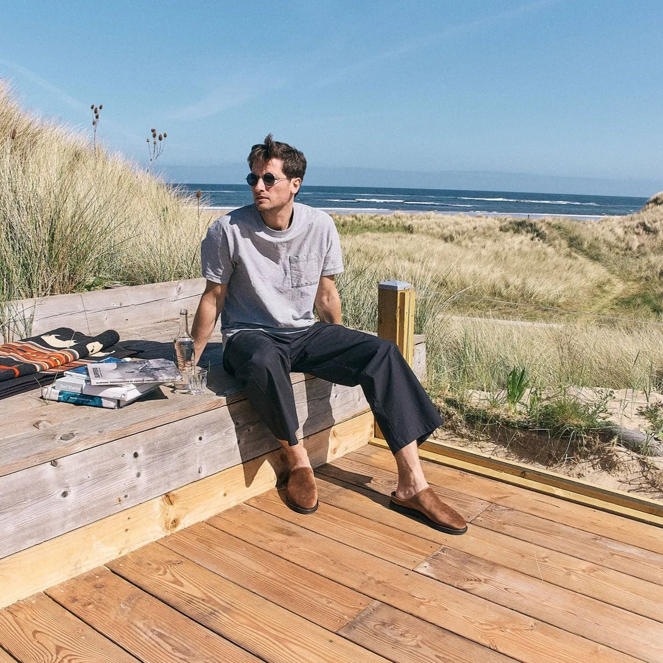 Mule - Acorn Janus Calf Suede sold by Viberg product image thumbnail 4