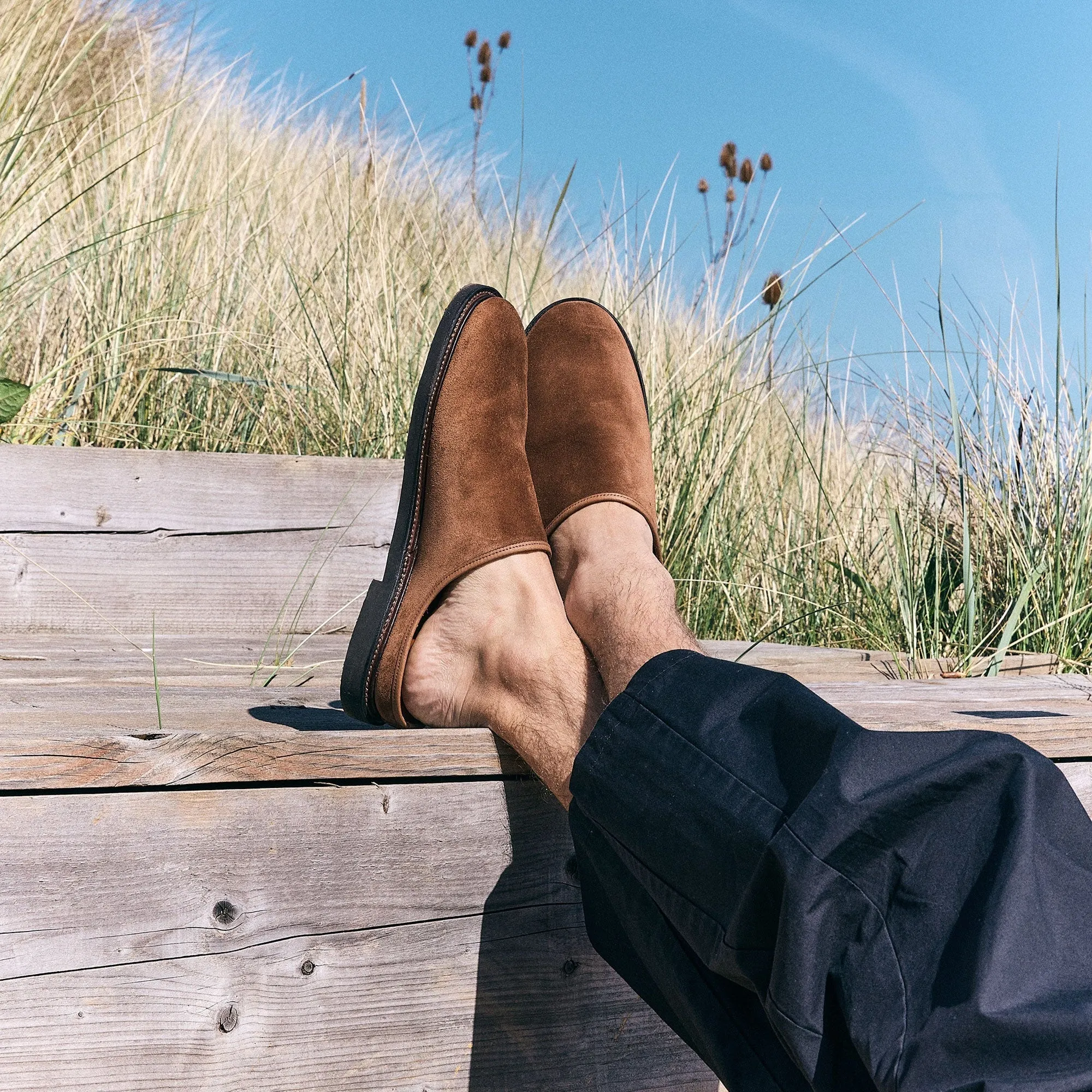 Mule - Acorn Janus Calf Suede sold by Viberg product image thumbnail 2