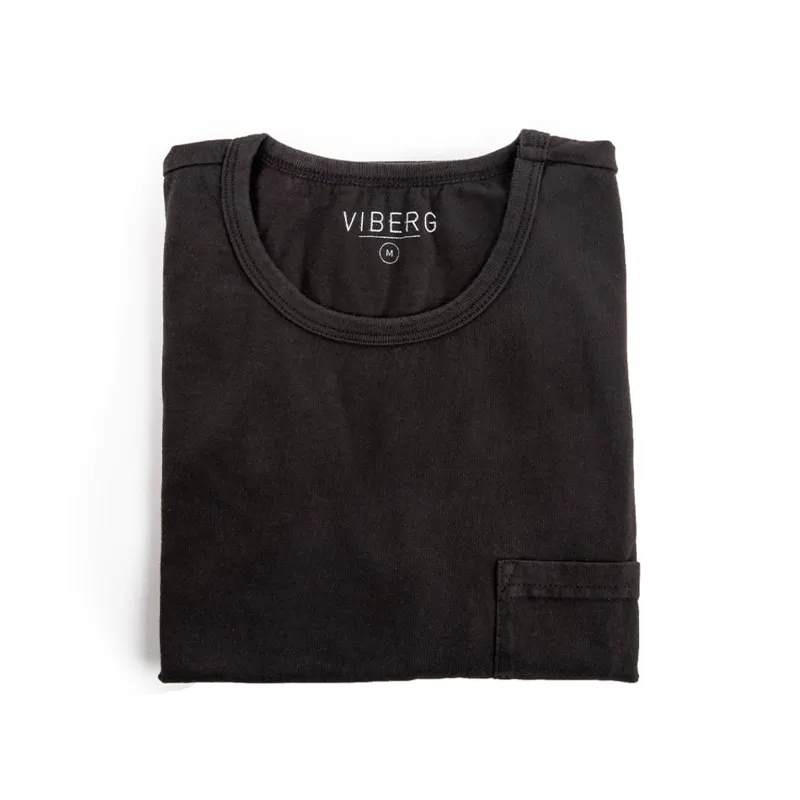 Pocket T-Shirt Black sold by Viberg