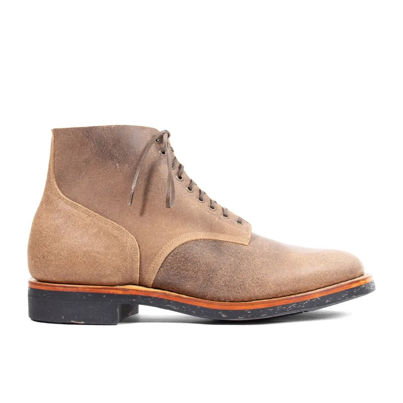 N1 Boot - Natural Washed Waxed Flesh made by Viberg