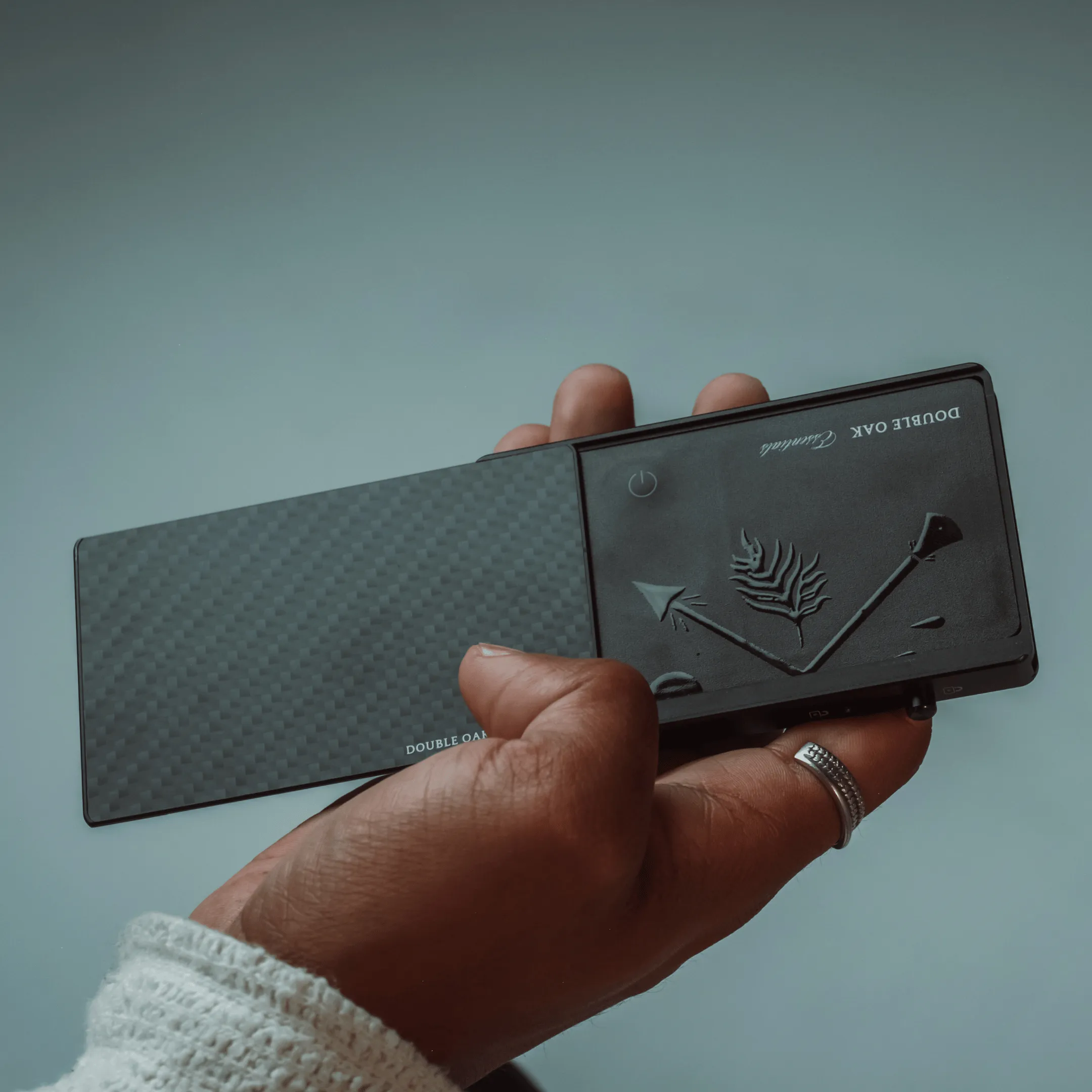Carbon Fiber TRAK Wallet (No Tracker Card) sold by Double Oak Essentials product image thumbnail 4