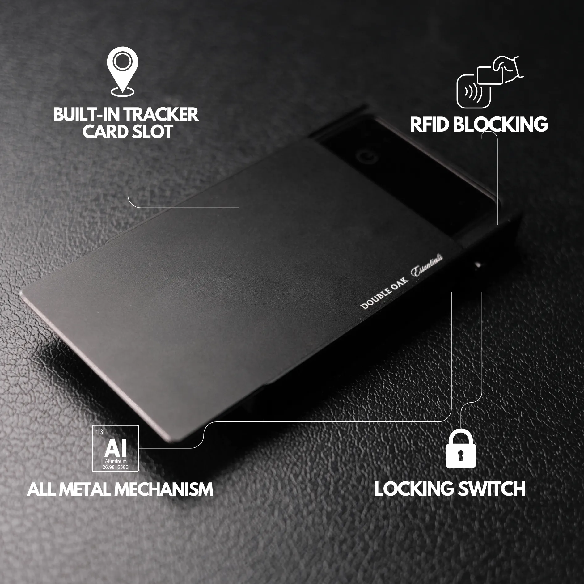 Black Edition TRAK (No Tracker Card) sold by Double Oak Essentials product image thumbnail 5