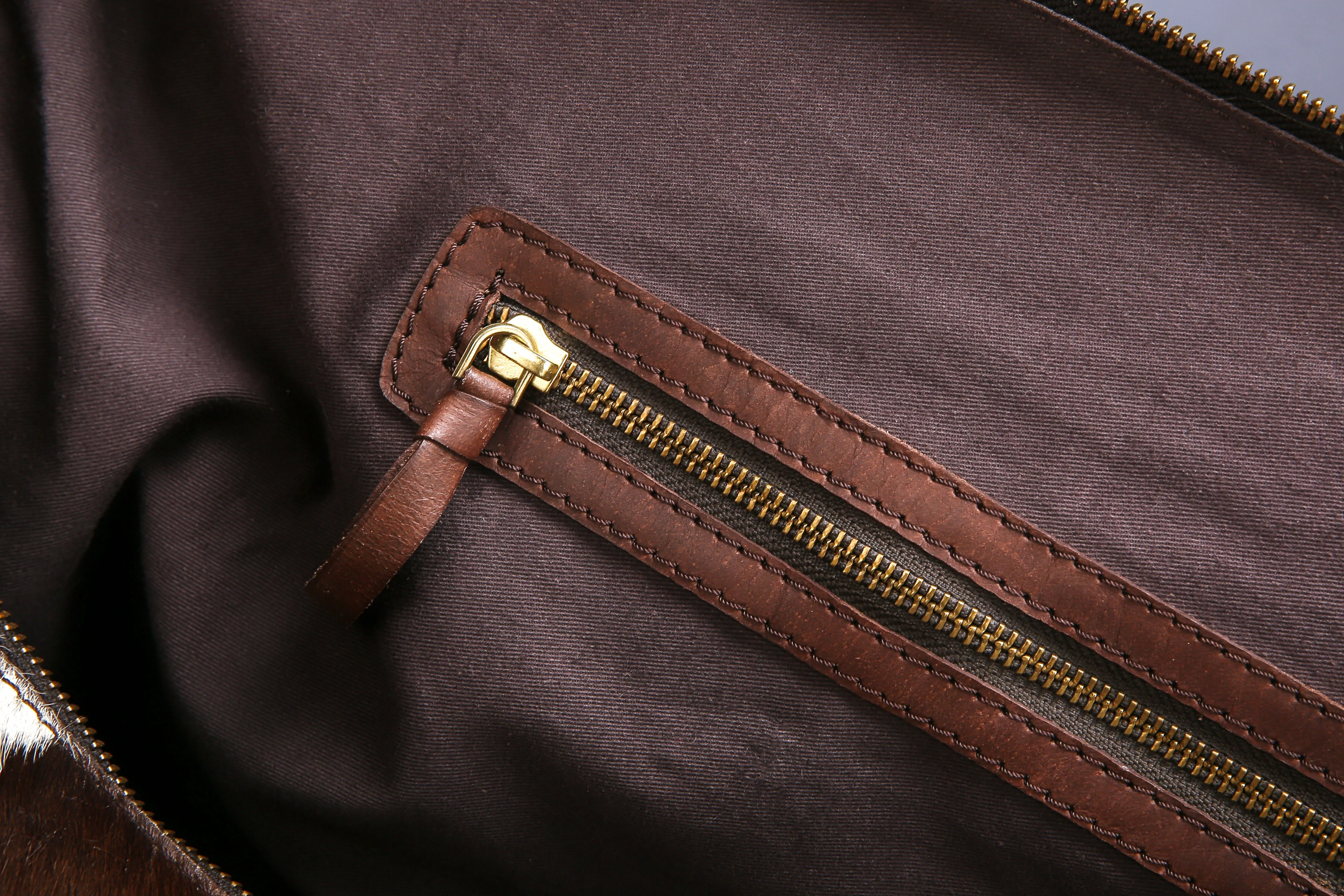 Handcrafted Cowhide Leather Weekender Bag sold by MOGSki product image thumbnail 4