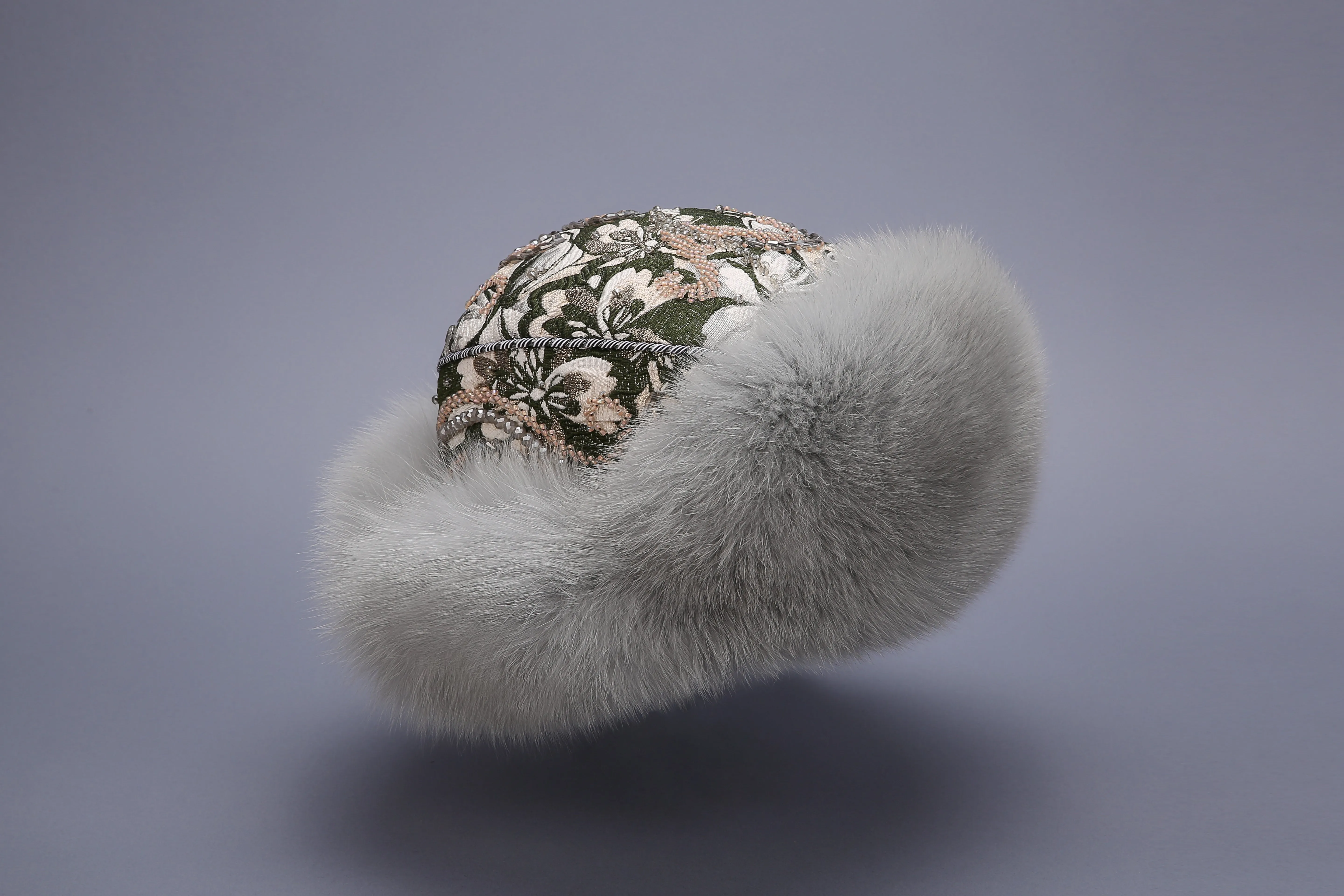 Handcrafted Fox Fur Beaded - Natural sold by MOGSki