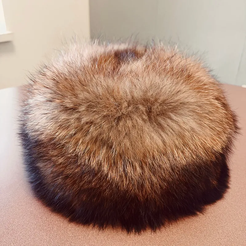 Handcrafted Raccoon Dog Fur Hat made by MOGSki