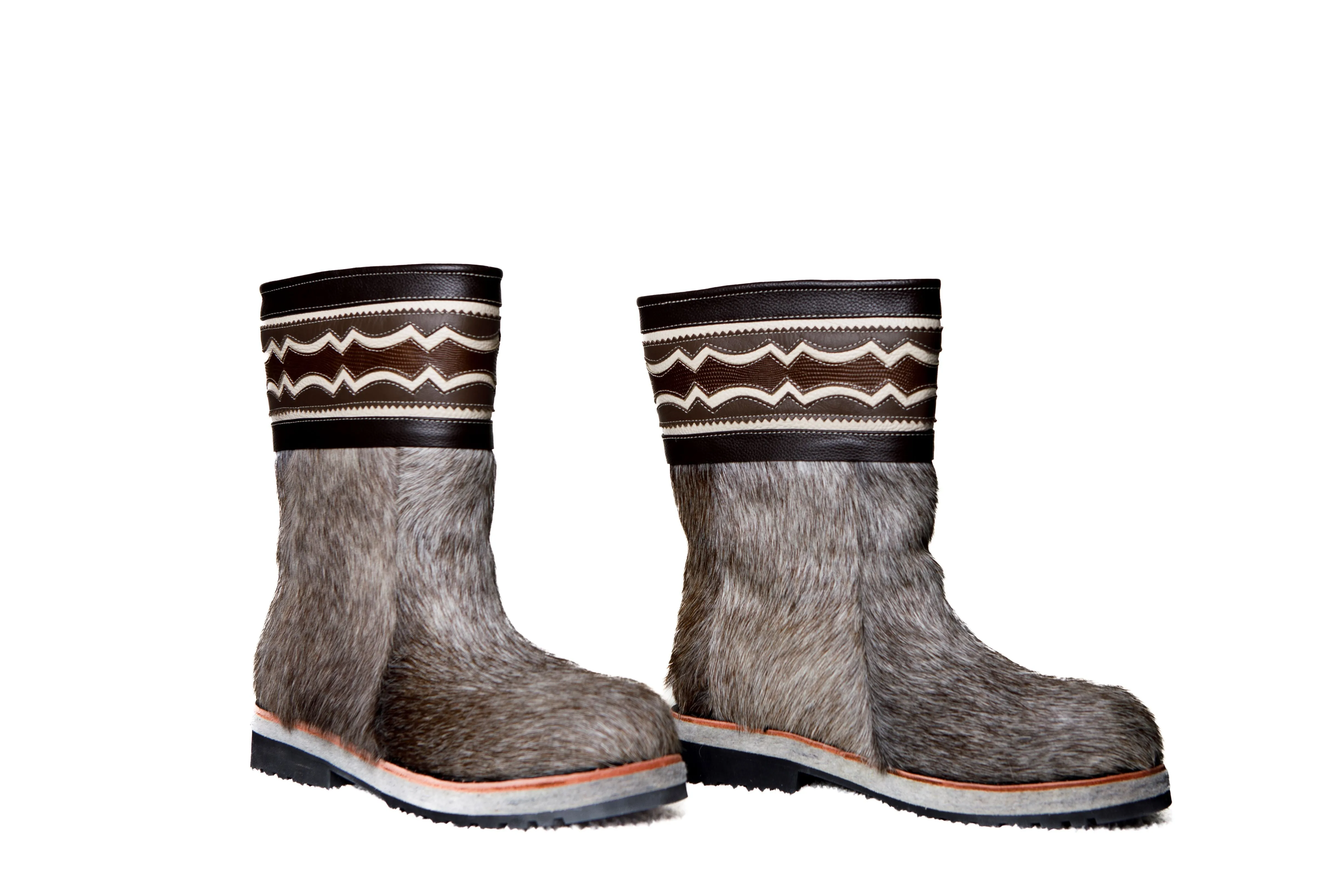 MOGSki STEPPE GREY CALF HAIR SNOW BOOT sold by MOGSki product image thumbnail 2