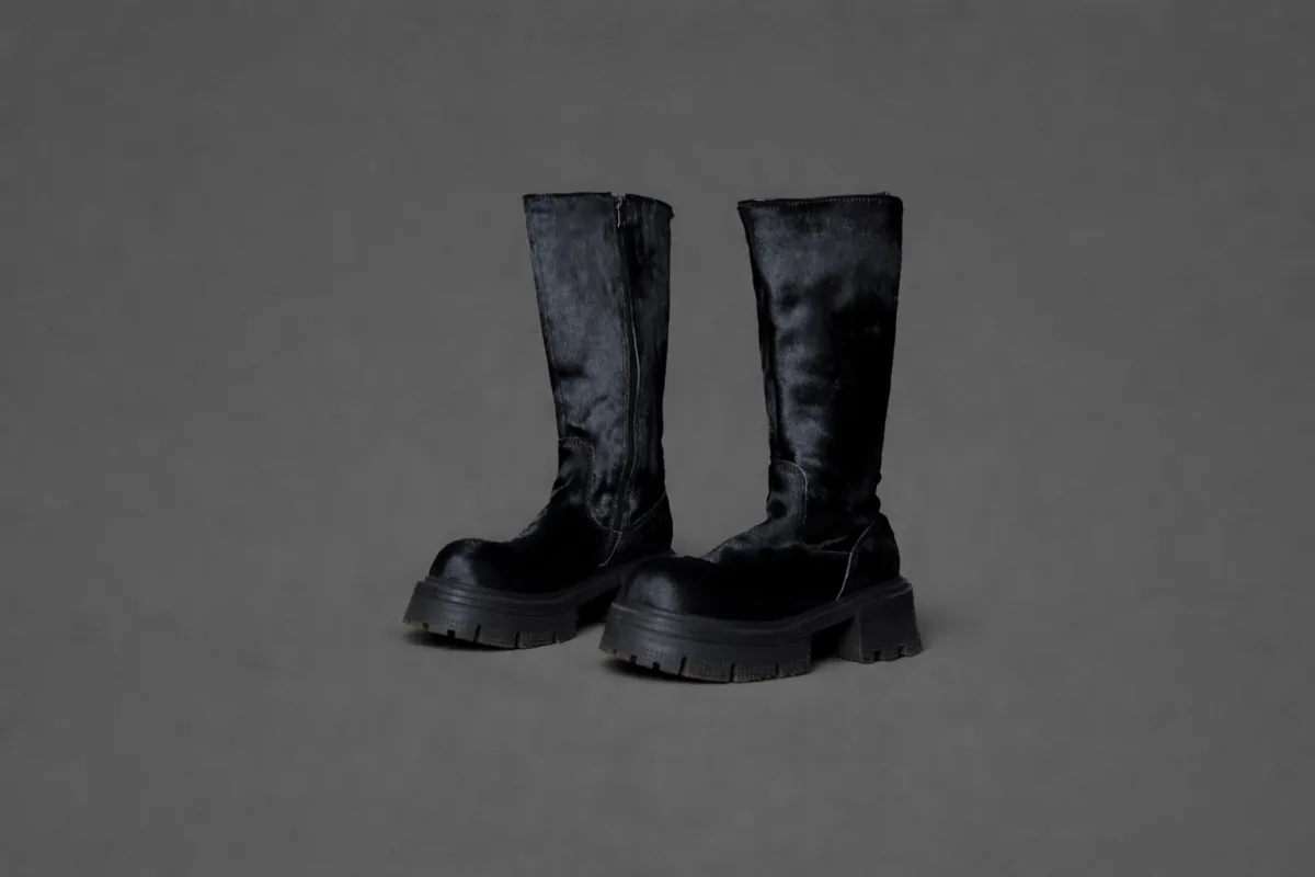 MOGSki HAIR-ON-HIDE TALL SNOW BOOT made by MOGSki