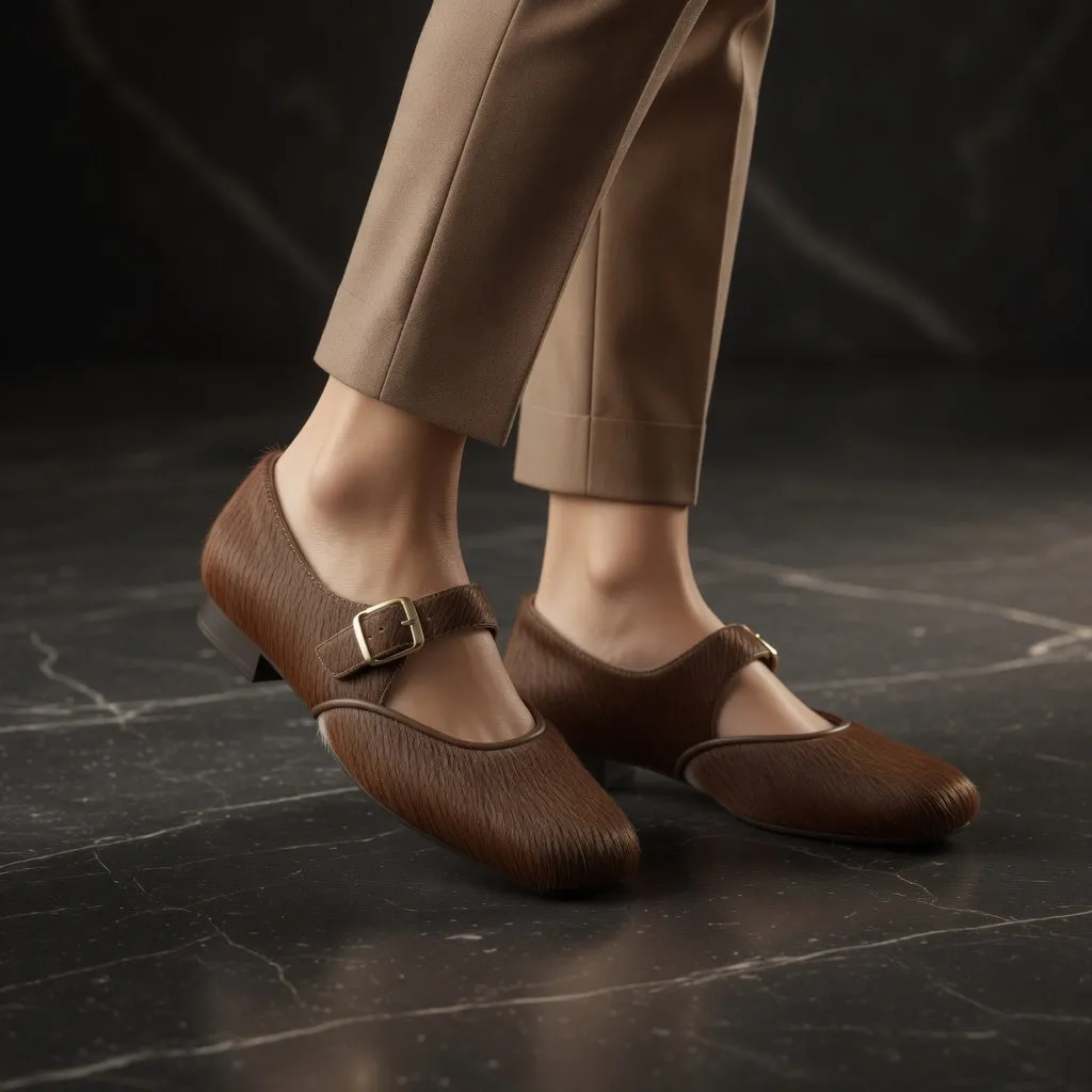 MOGSki CHESTNUT CALF HAIR MARY JANE sold by MOGSki product image thumbnail 2