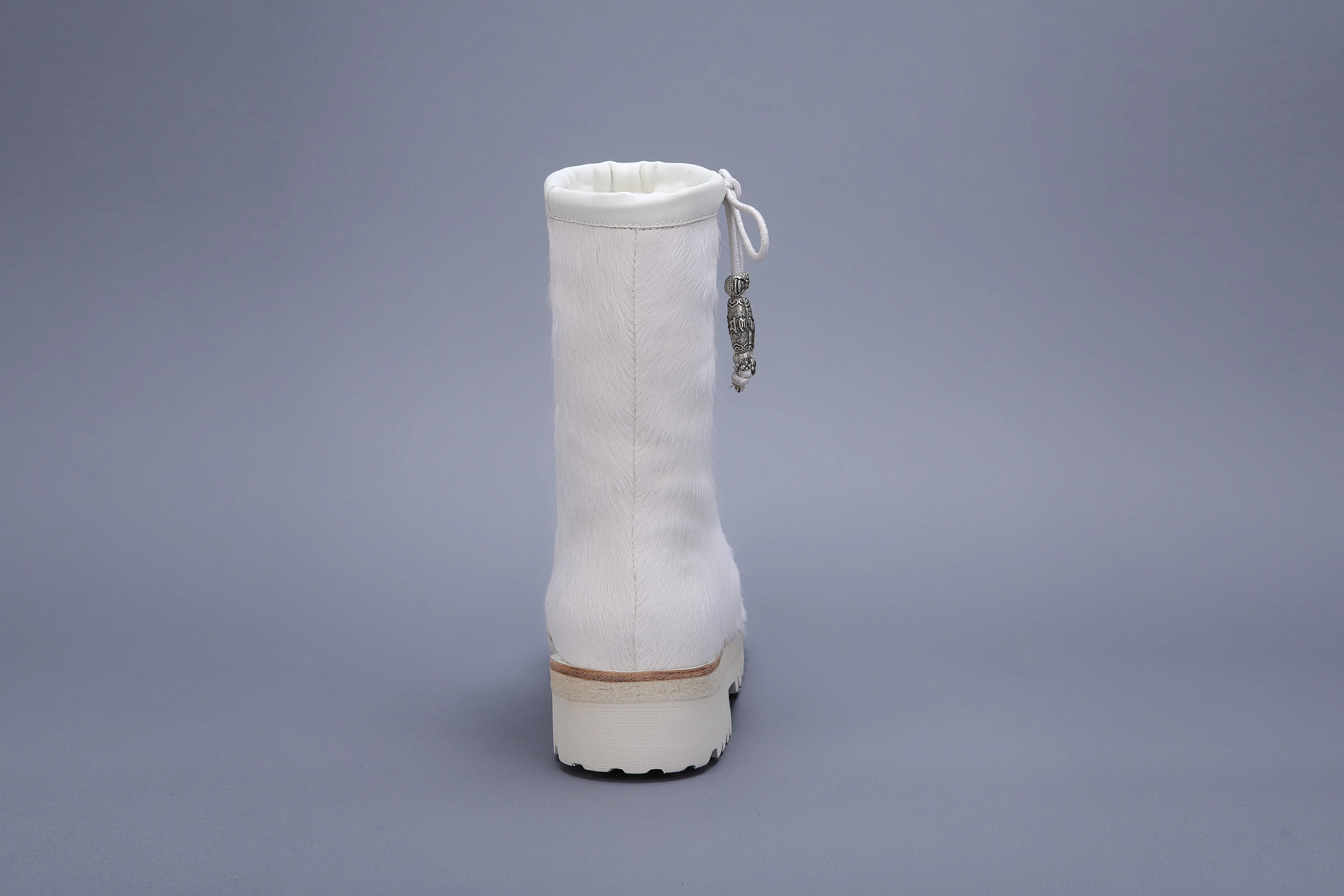 MOGSki IVORY BEADED MINK FUR SNOW BOOT sold by MOGSki product image thumbnail 5