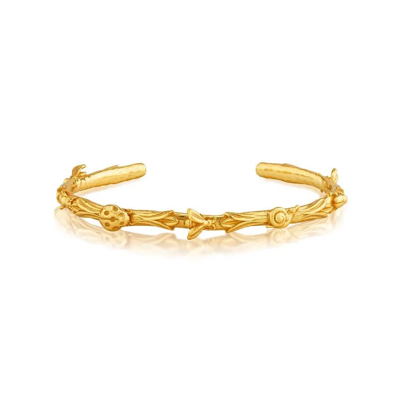 Meadow Companions Petite Cuff - Gold sold by Capucine De Wulf