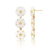 Mermaid Garden Petite Linear Earrings - MOP sold by Capucine De Wulf