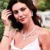 Mermaid Garden Petite Linear Earrings - MOP sold by Capucine De Wulf