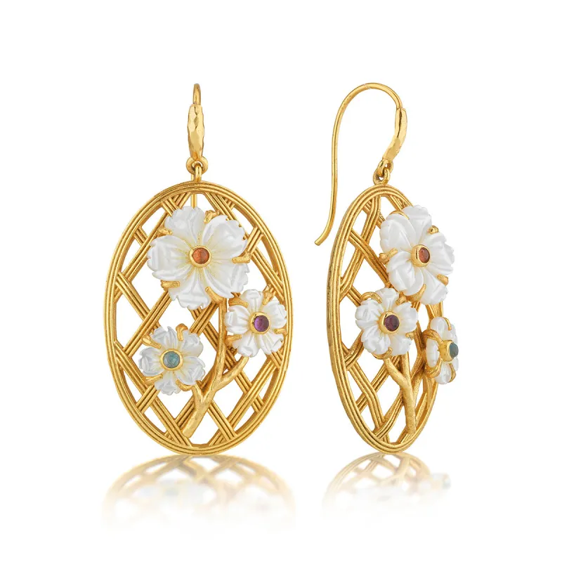 Villandry Lattice Earrings - Multi sold by Capucine De Wulf