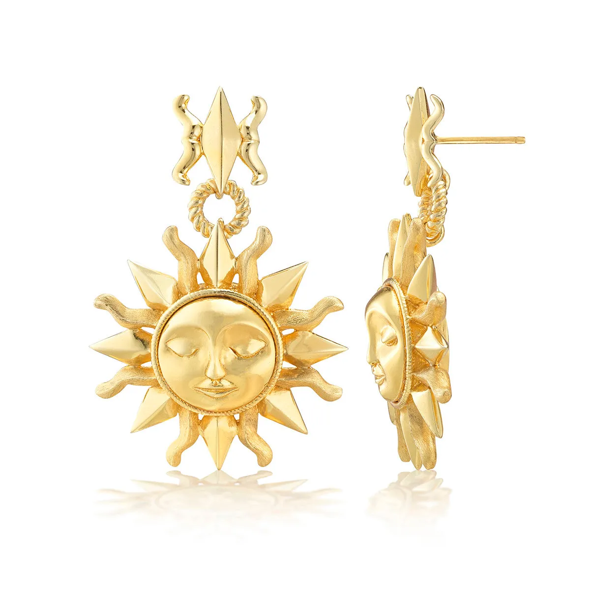 Soleil Drop Earrings - Gold sold by Capucine De Wulf product image thumbnail 5