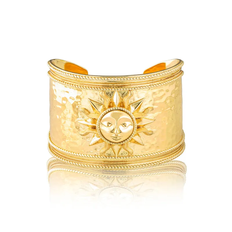 Soleil Cuff - Gold sold by Capucine De Wulf