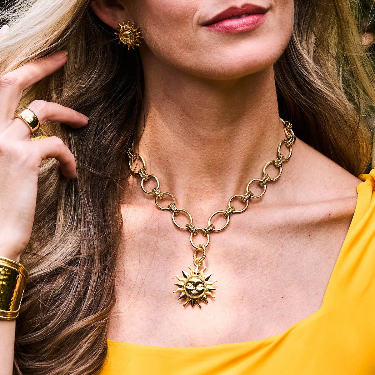 Soleil Charm/Pendant - Gold sold by Capucine De Wulf product image thumbnail 3