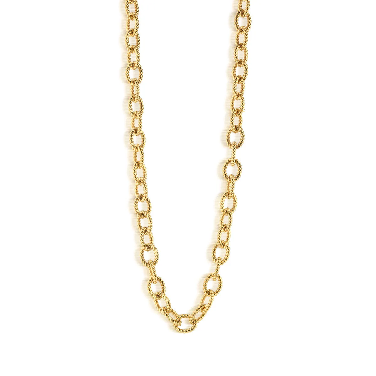 Victoria Small Chain Necklace, 32" - Gold sold by Capucine De Wulf