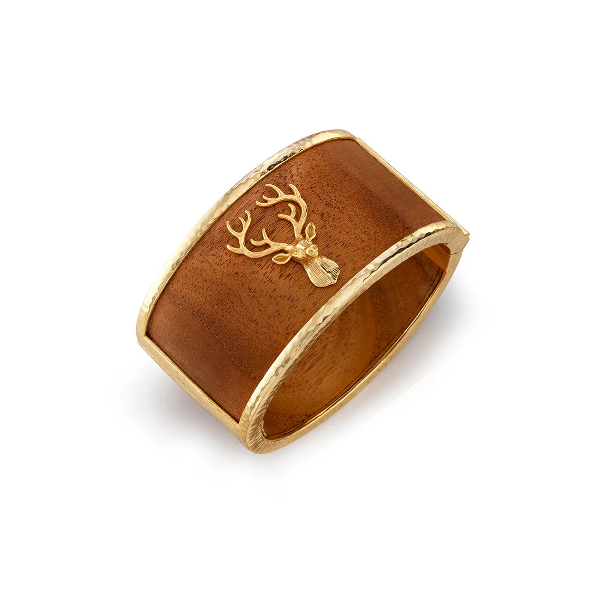 Forest Walk Stag Bangle - Teak sold by Capucine De Wulf product image thumbnail 4