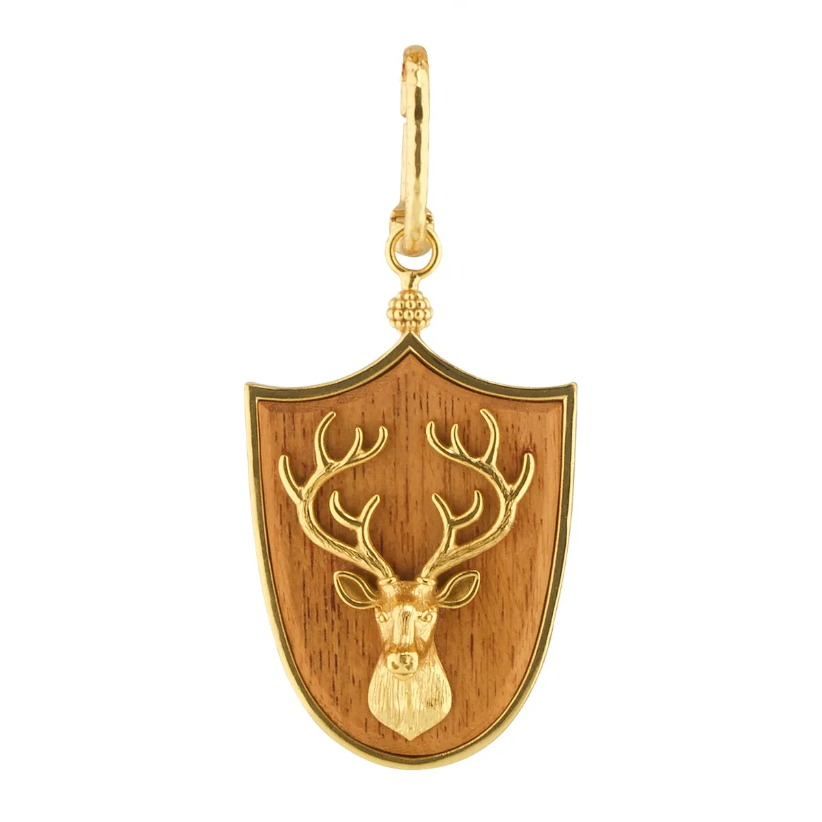 Forest Walk Stag Pendant - Teak sold by Capucine De Wulf