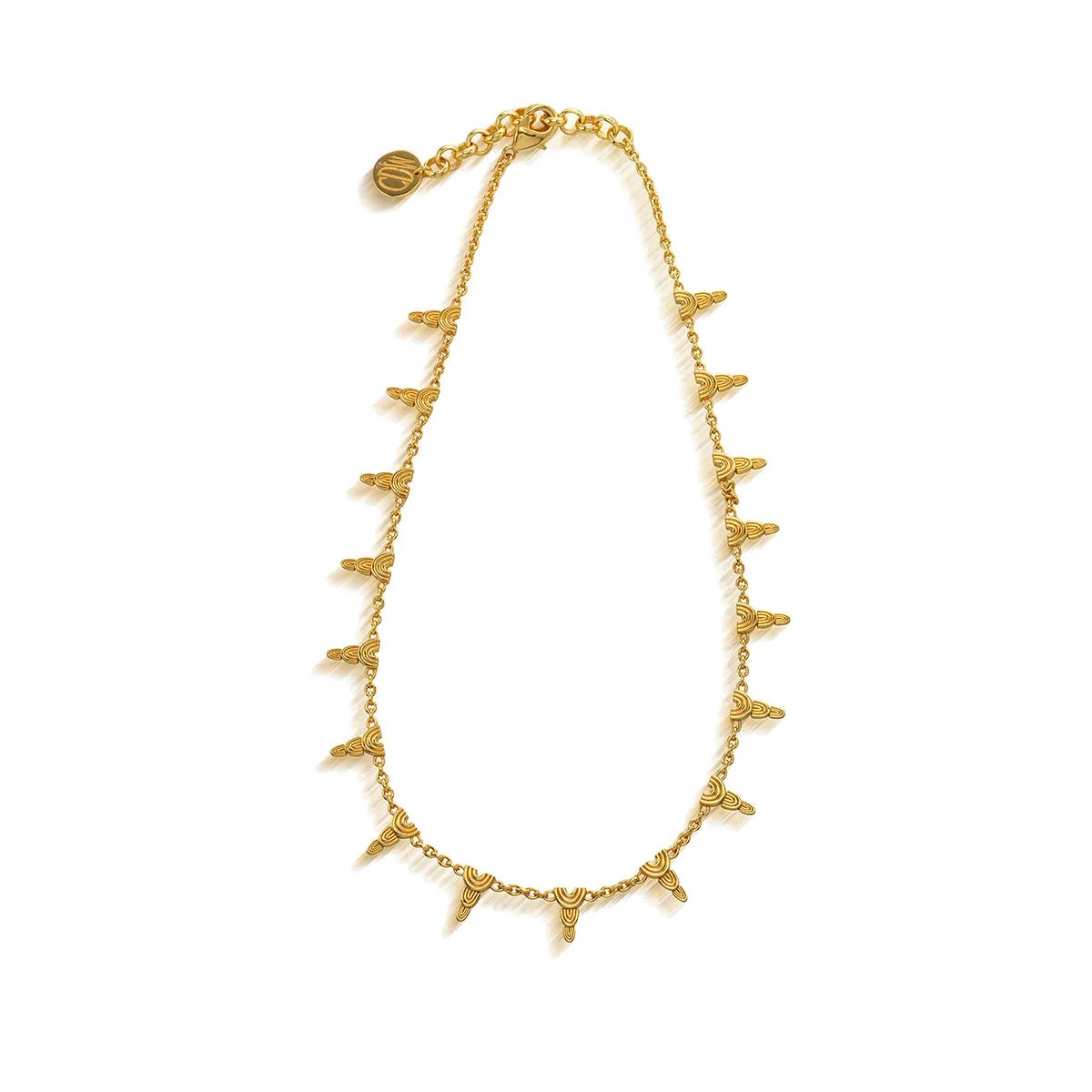 Cleopatra Ra Necklace, 16"+2" - Gold sold by Capucine De Wulf product image thumbnail 5