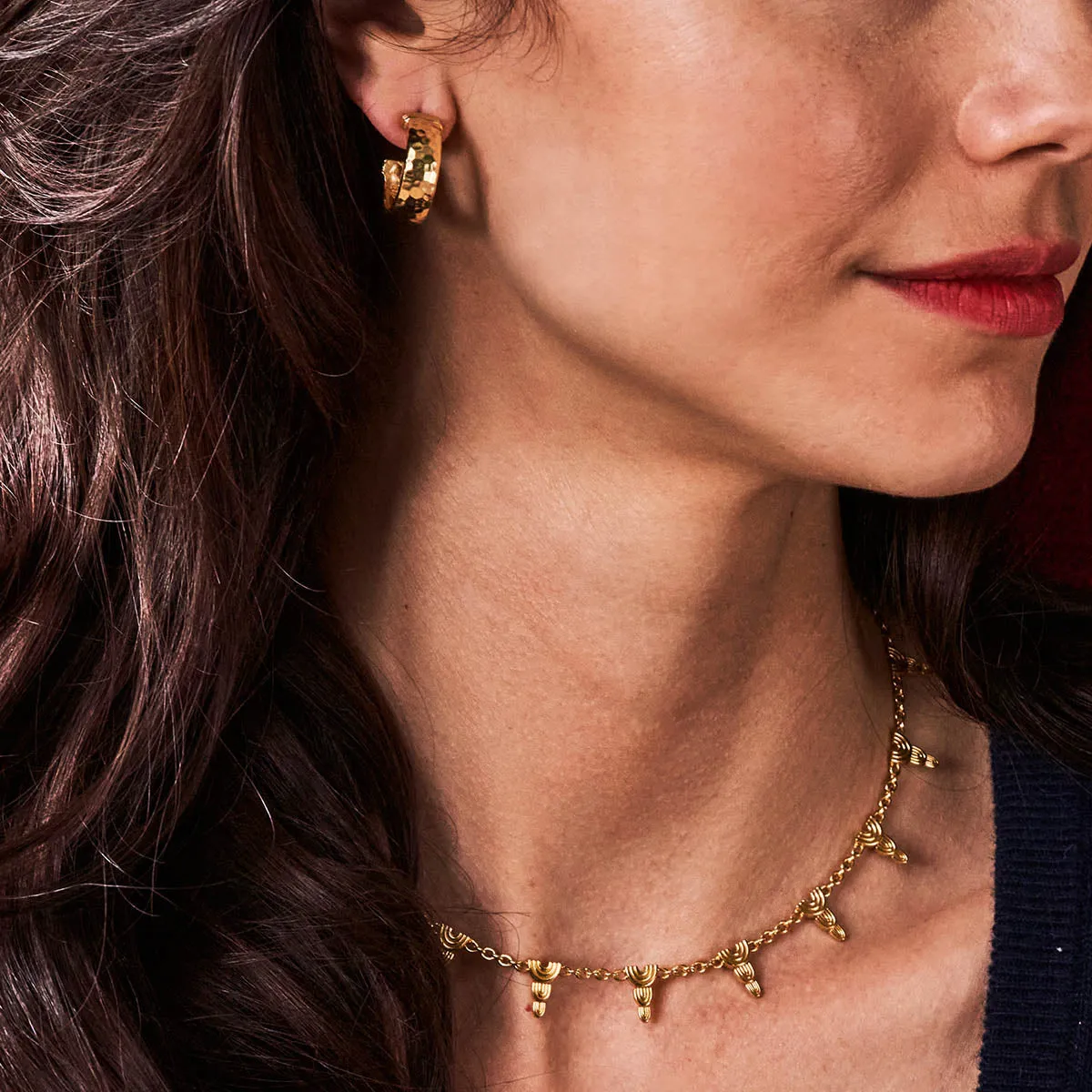 Cleopatra Ra Necklace, 16"+2" - Gold sold by Capucine De Wulf product image thumbnail 2