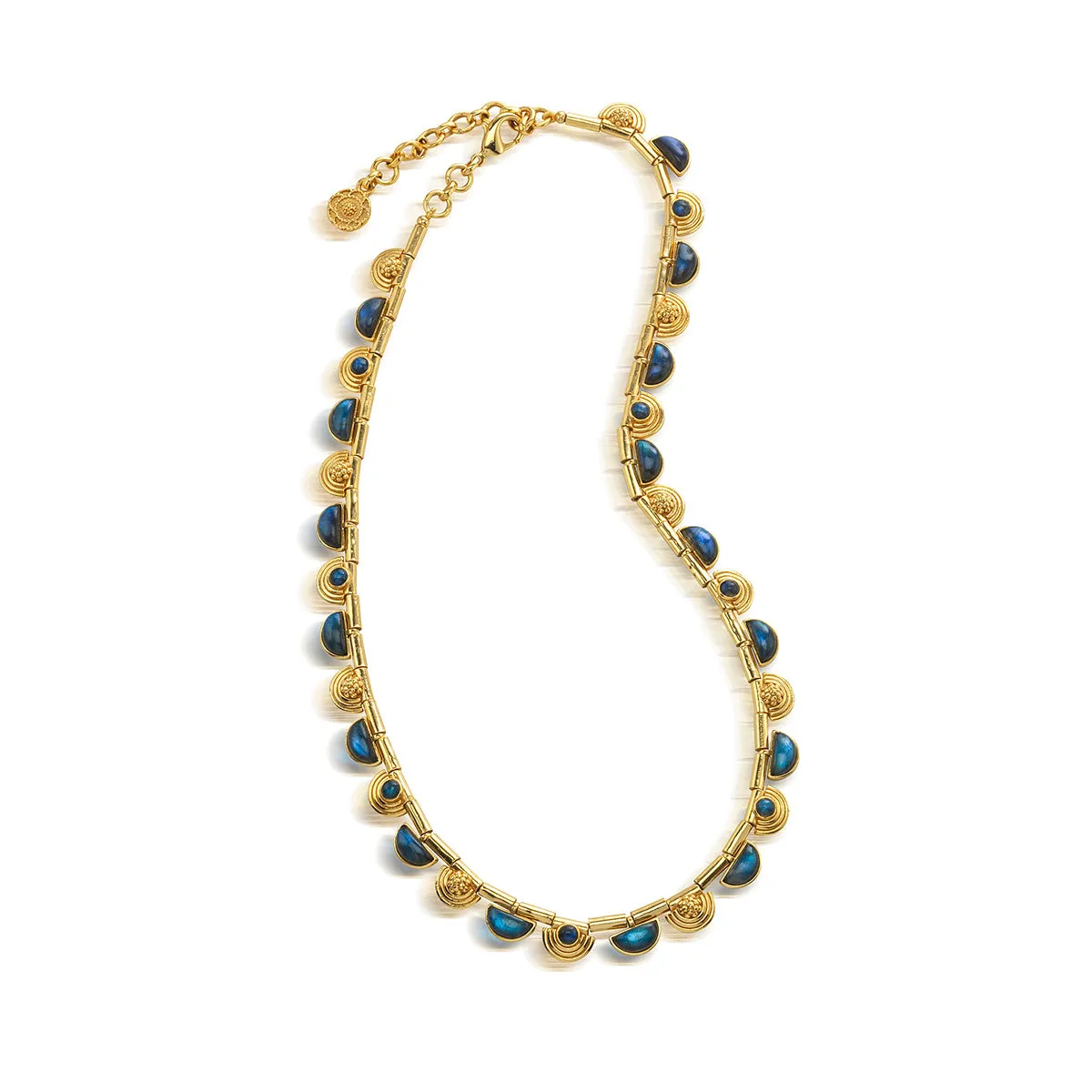 Cleopatra Riviere Necklace, 17"+2" - Blue Labradorite sold by Capucine De Wulf product image thumbnail 5