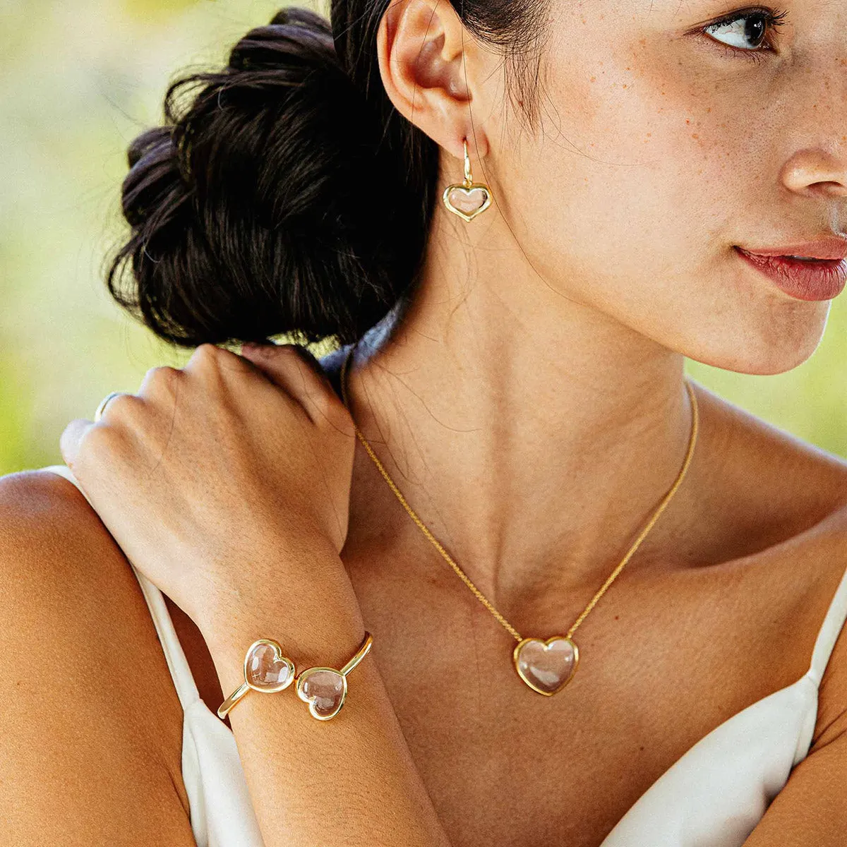 Love Bangle - Clear Quartz sold by Capucine De Wulf product image thumbnail 4