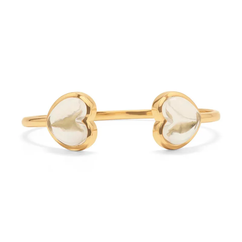 Love Bangle - Clear Quartz made by Love