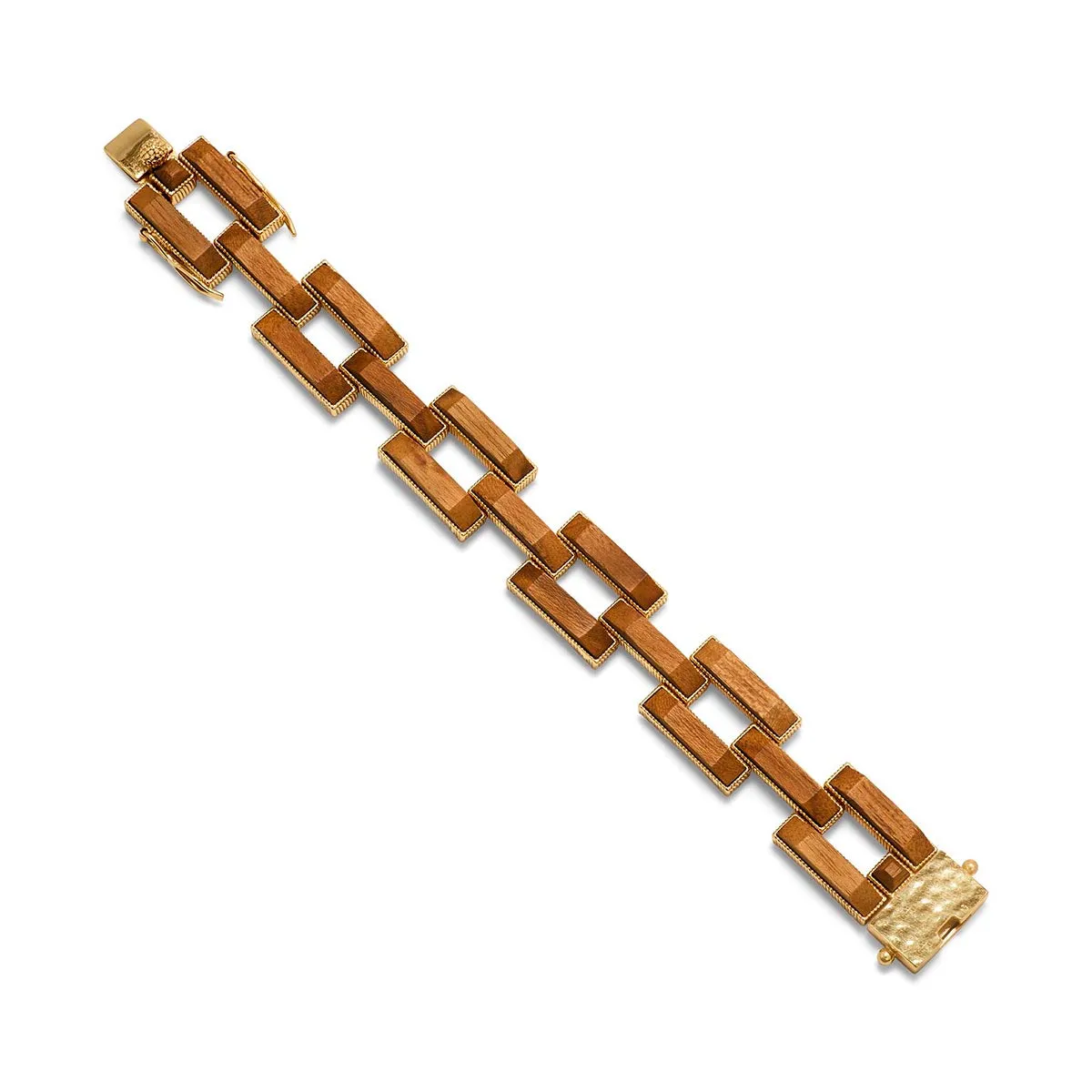 Pathway Link Bracelet, 7.5" - Teak sold by Capucine De Wulf product image thumbnail 5
