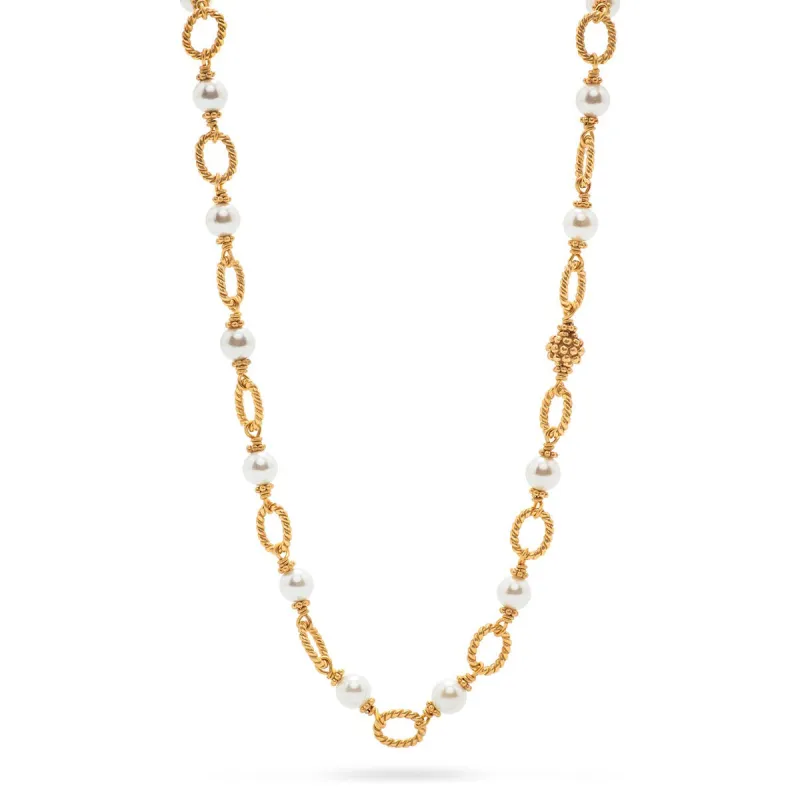 Bead Chain, 24'' - Pearl sold by Capucine De Wulf