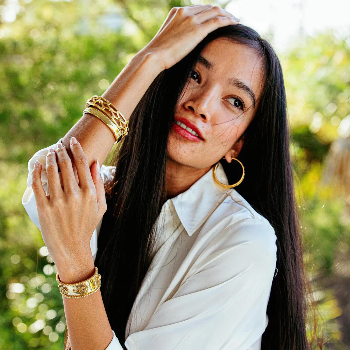 Berry Classic Cuff - Gold sold by Capucine De Wulf product image thumbnail 2