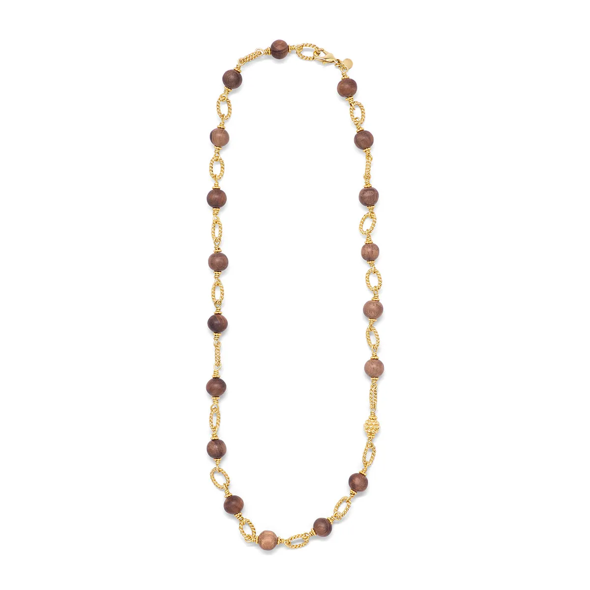 Earth Goddess Chain, 24'' - Teak sold by Capucine De Wulf