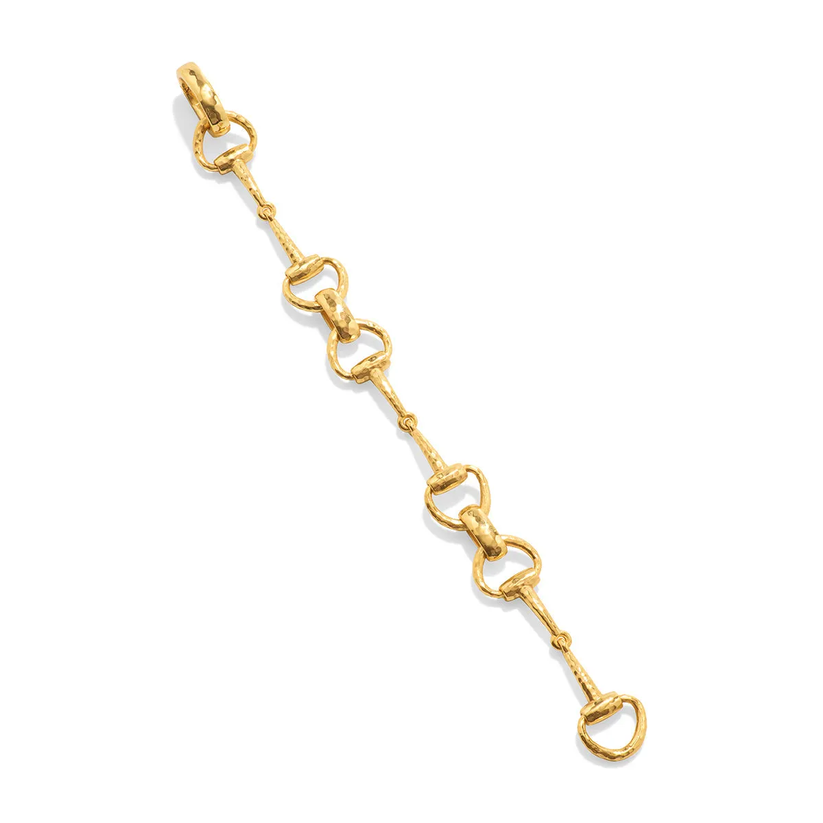 Equestrian Snaffle Bit Bracelet, 8" - Gold sold by Capucine De Wulf product image thumbnail 5