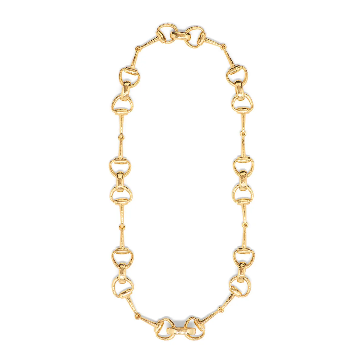 Equestrian Snaffle Bit Chain Necklace, 20" - Gold sold by Capucine De Wulf product image thumbnail 4