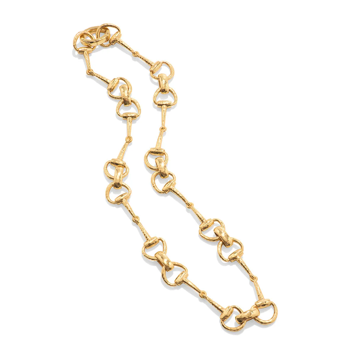 Equestrian Snaffle Bit Chain Necklace, 20" - Gold sold by Capucine De Wulf product image thumbnail 5
