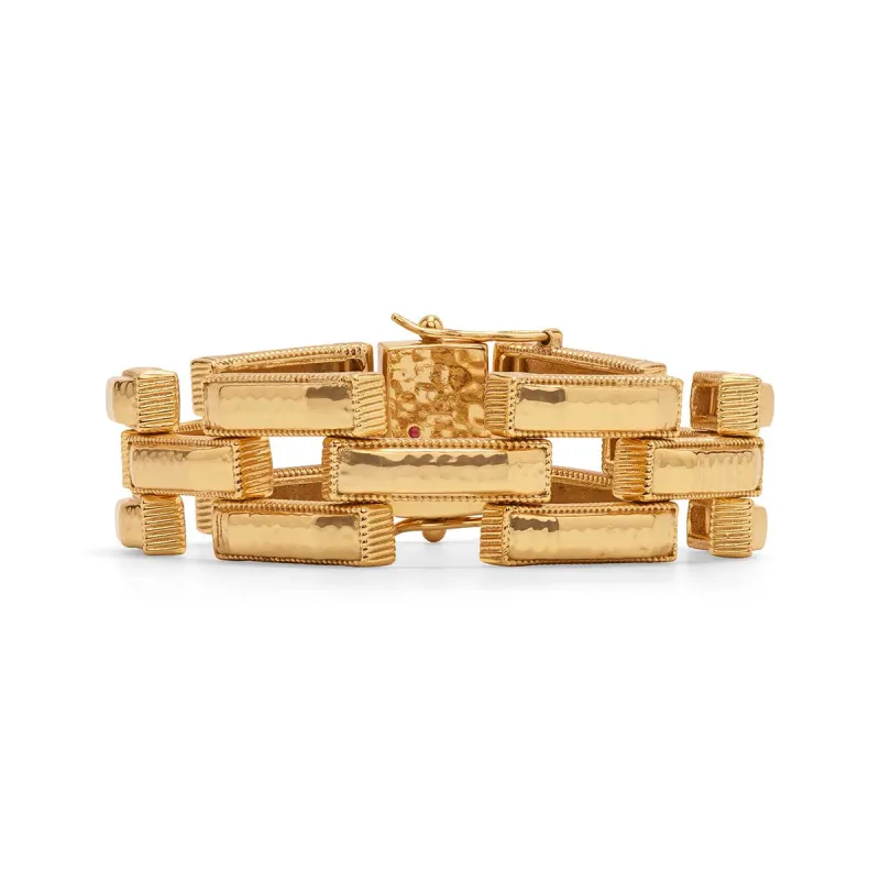 Pathway Link Bracelet, 7.5" - Gold sold by Capucine De Wulf