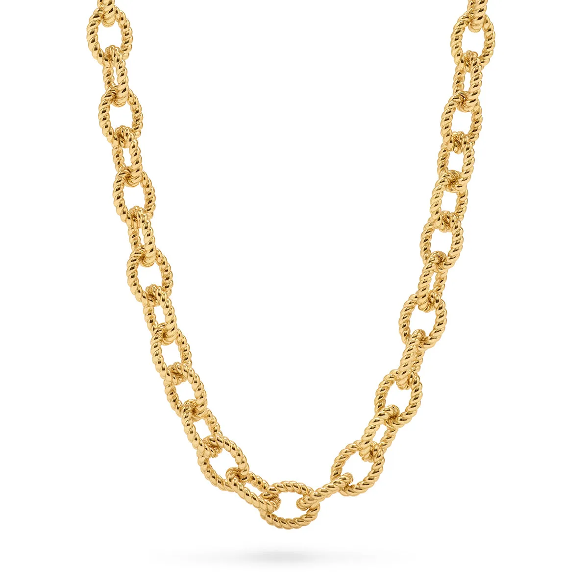 Victoria Small Chain Necklace, 18" - Gold sold by Capucine De Wulf