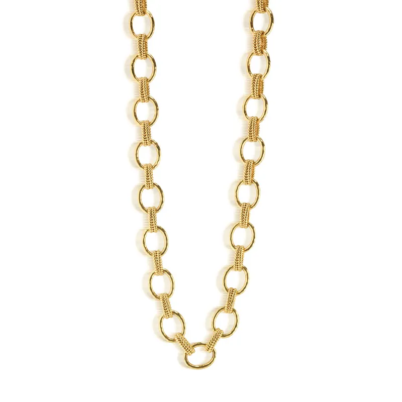Cleopatra Regal Link Necklace, 32" - Gold sold by Capucine De Wulf