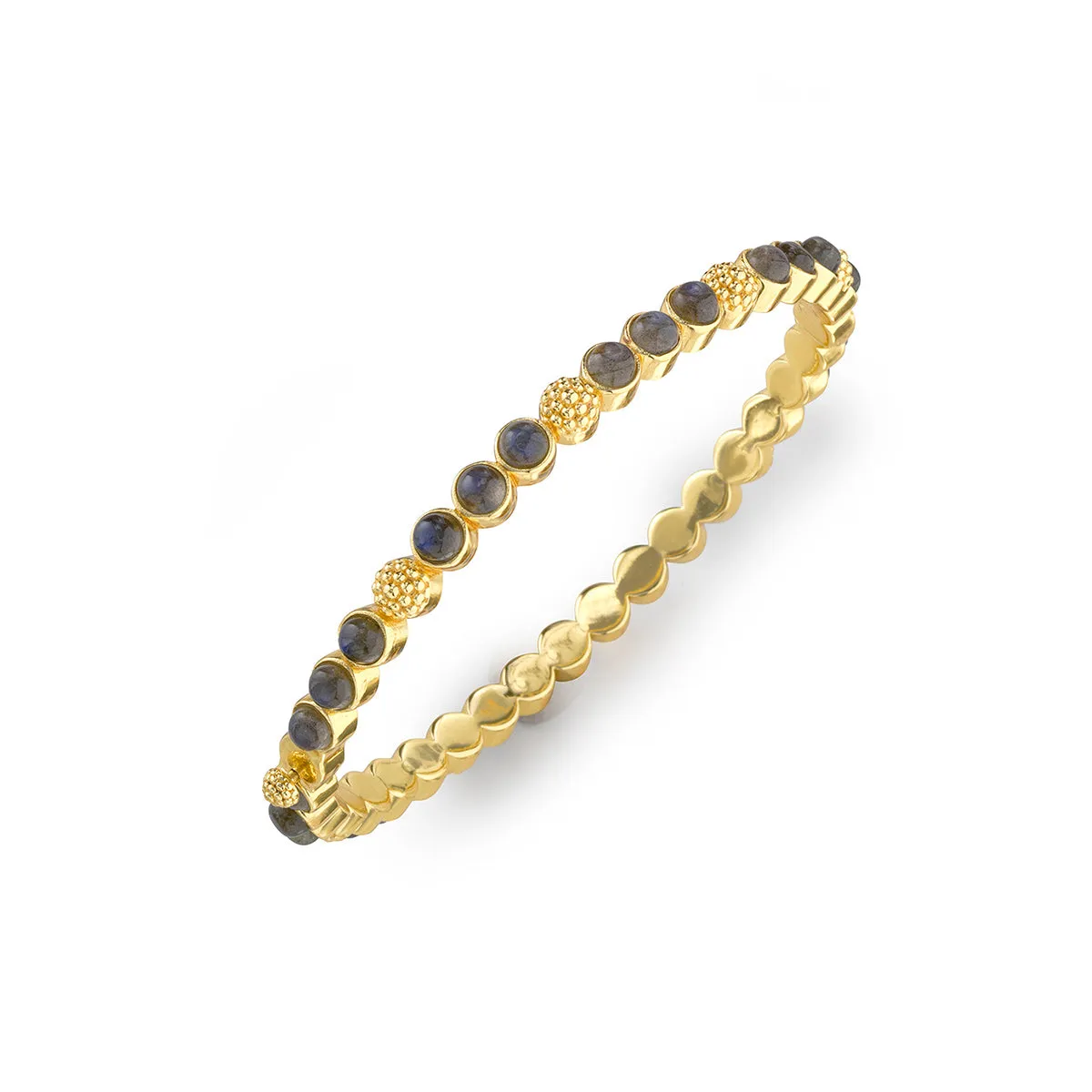 Berry Gem Petite Hinged Bangle - Blue Labradorite sold by Capucine De Wulf product image thumbnail 5