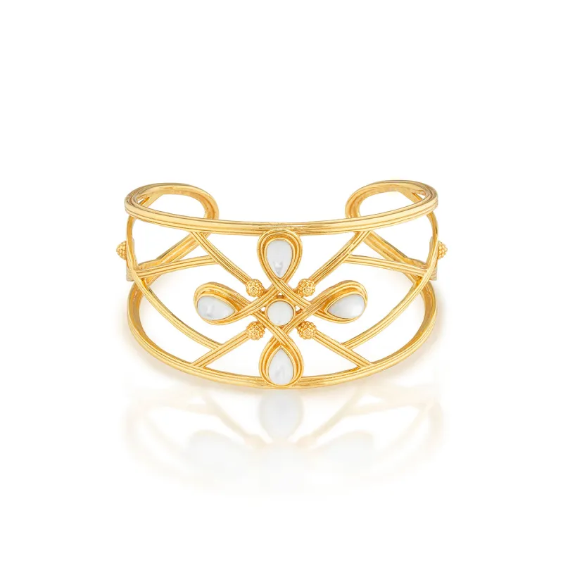 Monique Gem Cuff - MOP sold by Capucine De Wulf