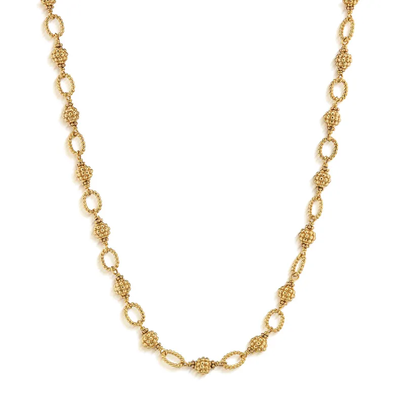 Berry & Bead Chain, 18" - Gold sold by Capucine De Wulf