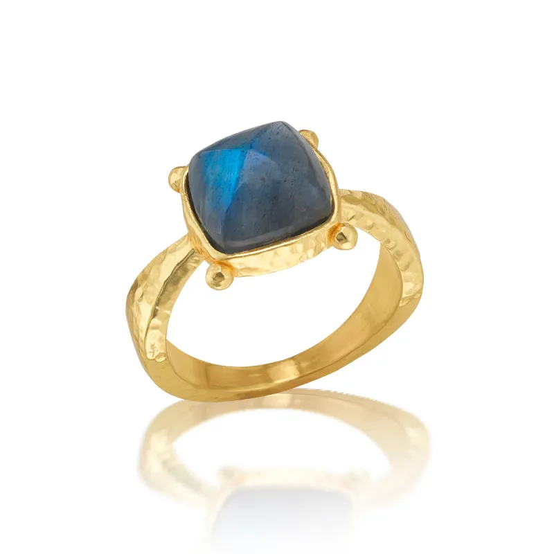 Mystic Eye Gem Ring - Blue Labradorite sold by Capucine De Wulf