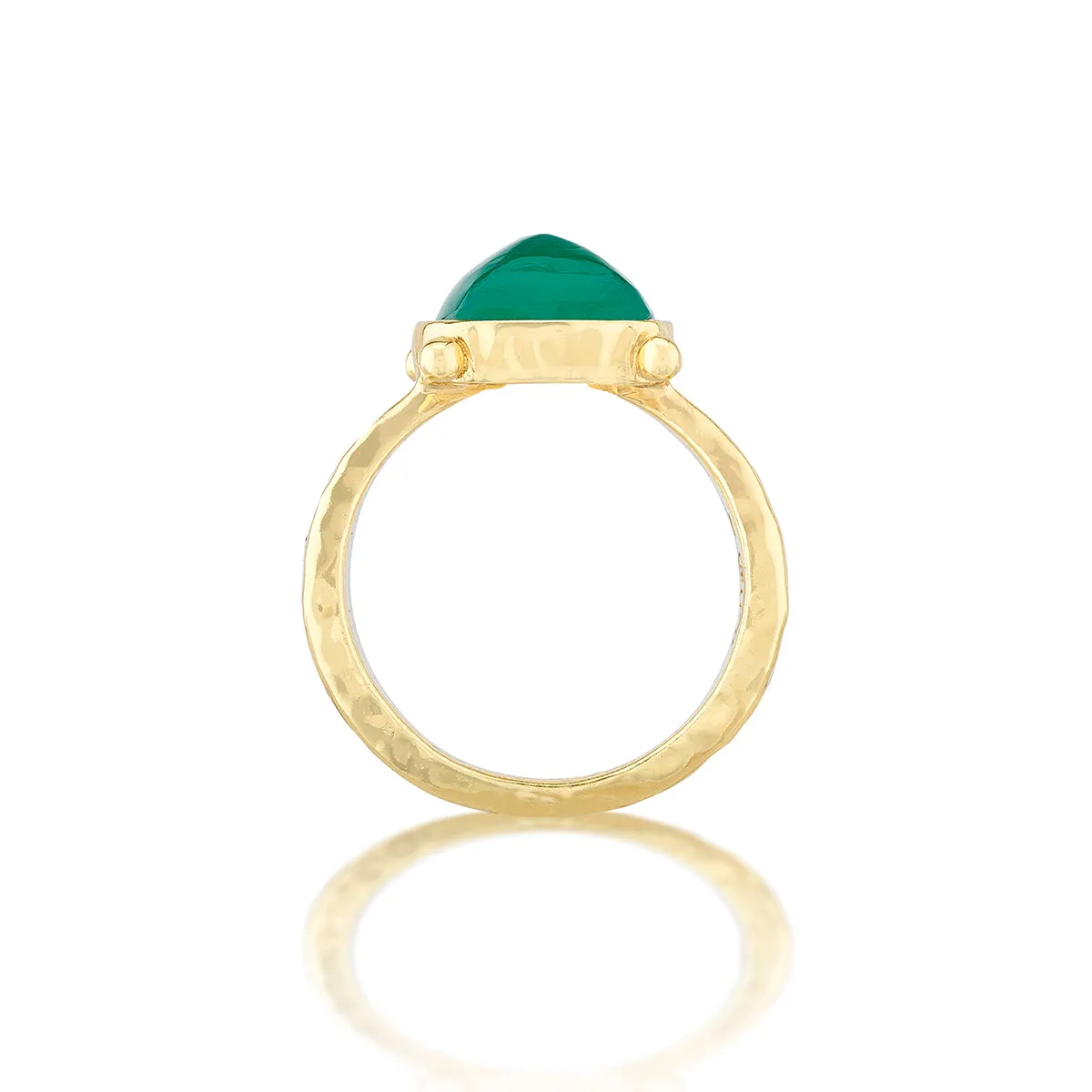 Mystic Eye Gem Ring - Green Onyx sold by Capucine De Wulf product image thumbnail 3
